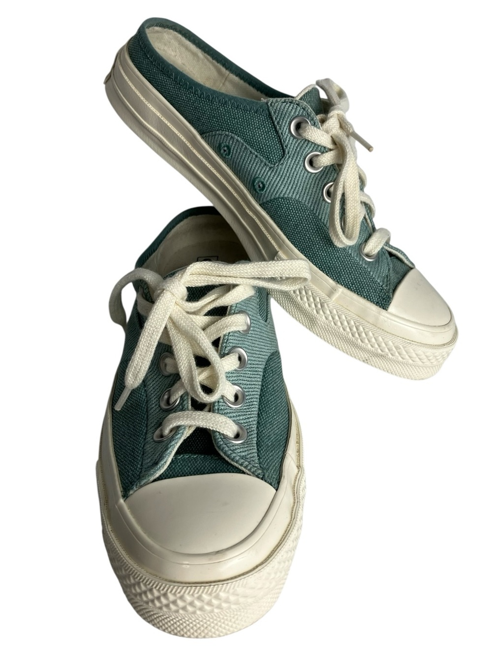 Converse Chuck 70 Jade Unity Mule Slip On Sneakers Women’s 6.5 Seafoam Green